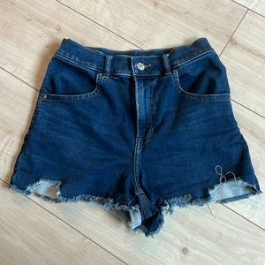 Express Mom shorts super high rise